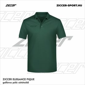 ZICCER ELEGANCE PIQUE galléros póló sötétzöld