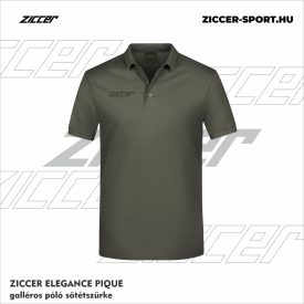 ZICCER ELEGANCE PIQUE galléros póló sötétszürke