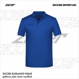 ZICCER ELEGANCE PIQUE galléros póló sötét royalkék