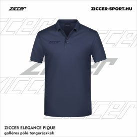 ZICCER ELEGANCE PIQUE galléros póló tengerészkék