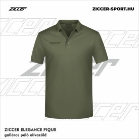 ZICCER ELEGANCE PIQUE galléros póló olívzöld