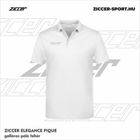 ZICCER ELEGANCE PIQUE galléros póló fehér