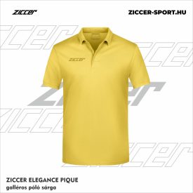 ZICCER ELEGANCE PIQUE galléros póló sárga