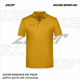   ZICCER ELEGANCE KID PIQUE galléros póló gyerek citromsárga