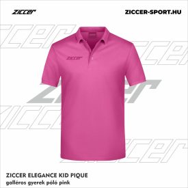 ZICCER ELEGANCE KID PIQUE galléros póló gyerek pink