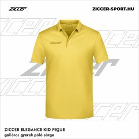 ZICCER ELEGANCE KID PIQUE galléros póló gyerek sárga
