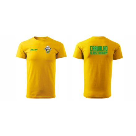 Carvalho Brazil Labdarugó Akadémia kereknyakú pamut póló 