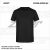 ZICCER CLASSIC T-SHIRT kereknyakú pamut póló fekete