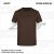 ZICCER CLASSIC T-SHIRT kereknyakú pamut póló barna