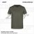 ZICCER CLASSIC T-SHIRT kereknyakú pamut póló sötétszürke
