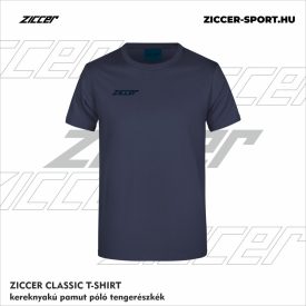 ZICCER CLASSIC T-SHIRT kereknyakú pamut tengerészkék