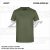 ZICCER CLASSIC T-SHIRT kereknyakú pamut póló olívzöld