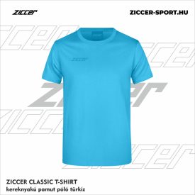 ZICCER CLASSIC T-SHIRT kereknyakú pamut póló limezöld