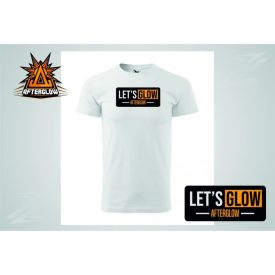 Afterglow Esports Club kereknyakú pamut póló fehér