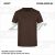 ZICCER CLASSIC T-SHIRT kereknyakú gyerek pamut póló barna