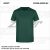 ZICCER CLASSIC T-SHIRT kereknyakú gyerek pamut póló sötétzöld