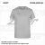 ZICCER CLASSIC T-SHIRT kereknyakú gyerek pamut póló világosszürke