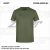 ZICCER CLASSIC T-SHIRT kereknyakú gyerek pamut póló olívzöld