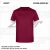 ZICCER CLASSIC T-SHIRT kereknyakú gyerek pamut póló bordó