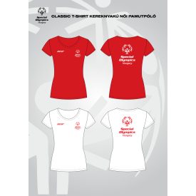   MAGYAR SPECIÁLIS OLIMPIA SZÖVETSÉG kereknyakú pamut póló női