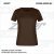 ZICCER CLASSIC T-SHIRT kereknyakú női pamut póló barna