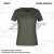ZICCER CLASSIC T-SHIRT kereknyakú női pamut póló sötétszürke