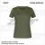 ZICCER CLASSIC T-SHIRT kereknyakú női pamut póló olívzöld