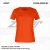 ZICCER CLASSIC T-SHIRT kereknyakú női pamut póló narancssárga