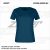 ZICCER CLASSIC T-SHIRT kereknyakú női pamut póló petrolkék
