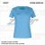 ZICCER CLASSIC T-SHIRT kereknyakú női pamut póló égszínkék
