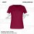 ZICCER CLASSIC T-SHIRT kereknyakú női pamut póló bordó