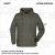 ZICCER COTTON HOODED pamut kapucnis melegítő felső unisex sötétszürke