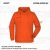 ZICCER COTTON HOODED pamut kapucnis melegítő felső unisex narancssárga