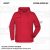 ZICCER COTTON HOODED pamut kapucnis melegítő felső unisex piros