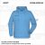 ZICCER COTTON HOODED pamut kapucnis melegítő felső unisex égszínkék