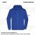 ZICCER COTTON HOODED ZIP pamut kapucnis melegítő felső cipzáras unisex sötét royalkék