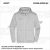 ZICCER COTTON HOODED ZIP pamut kapucnis melegítő felső cipzáras unisex világosszürke