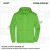 ZICCER COTTON HOODED ZIP pamut kapucnis melegítő felső cipzáras unisex limezöld