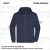 ZICCER COTTON HOODED ZIP pamut kapucnis melegítő felső cipzáras unisex tengerészkék