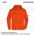ZICCER COTTON HOODED ZIP pamut kapucnis melegítő felső cipzáras unisex narancssárga