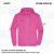 ZICCER COTTON HOODED ZIP pamut kapucnis melegítő felső cipzáras unisex pink