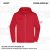 ZICCER COTTON HOODED ZIP pamut kapucnis melegítő felső cipzáras unisex piros