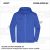 ZICCER COTTON HOODED ZIP pamut kapucnis melegítő felső cipzáras unisex royalkék