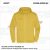 ZICCER COTTON HOODED ZIP pamut kapucnis melegítő felső cipzáras unisex sárga
