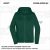 ZICCER COTTON HOODED WOMAN ZIP pamut kapucnis melegítő felső cipzáras női sötétzöld