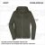 ZICCER COTTON HOODED WOMAN ZIP pamut kapucnis melegítő felső cipzáras női sötétszürke