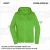 ZICCER COTTON HOODED WOMAN ZIP pamut kapucnis melegítő felső cipzáras női limezöld