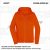 ZICCER COTTON HOODED WOMAN ZIP pamut kapucnis melegítő felső cipzáras női narancssárga
