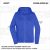 ZICCER COTTON HOODED WOMAN ZIP pamut kapucnis melegítő felső cipzáras női royalkék
