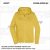 ZICCER COTTON HOODED WOMAN ZIP pamut kapucnis melegítő felső cipzáras női sárga
